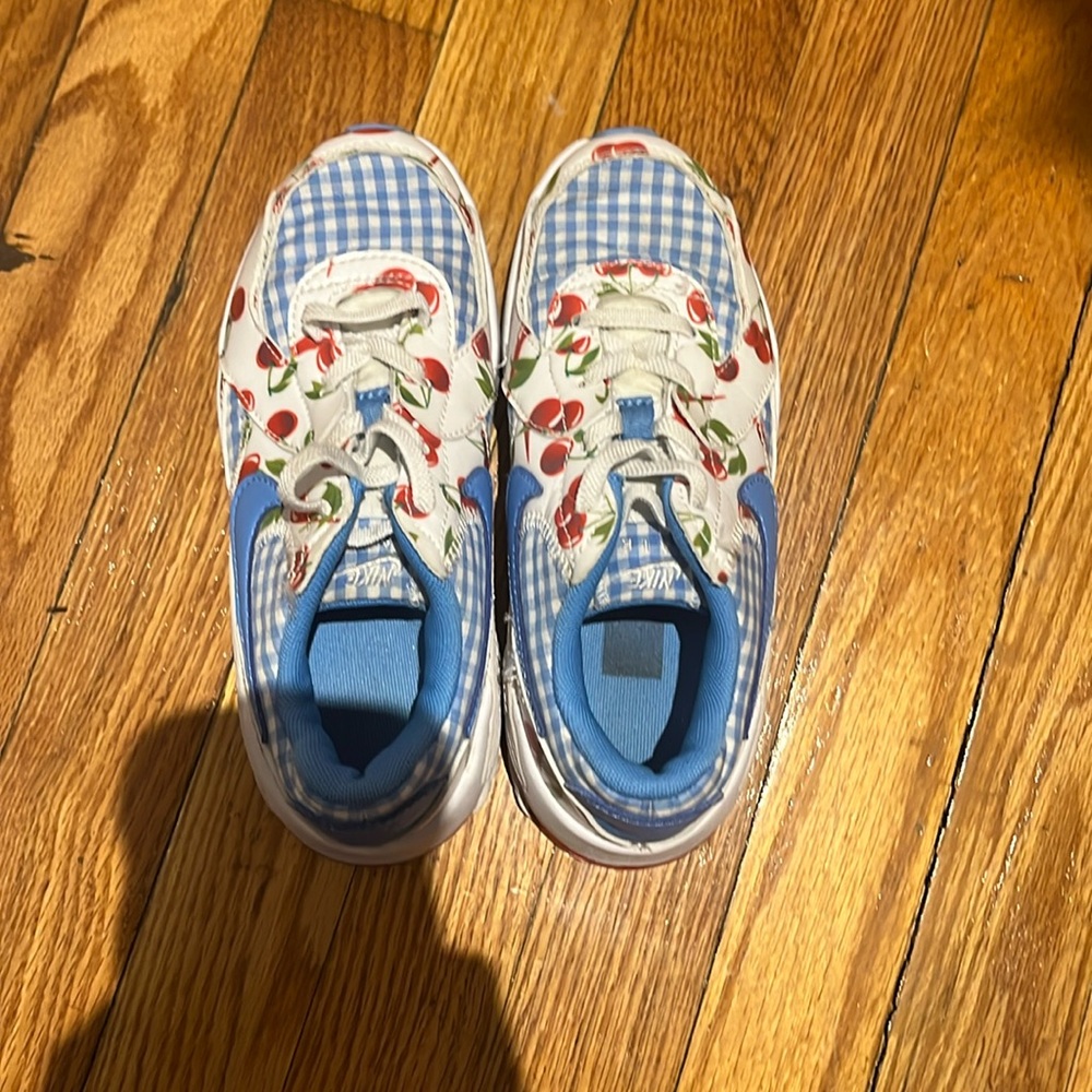 Nike sneakers. Cherry print. Size 1